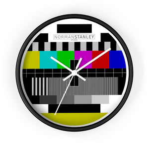 Norman Stanley old TV style Wall Clock