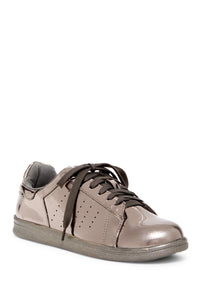 Normam Stanley Selecter metallic look shoes