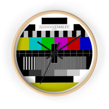 Load image into Gallery viewer, Norman Stanley old TV style Wall Clock