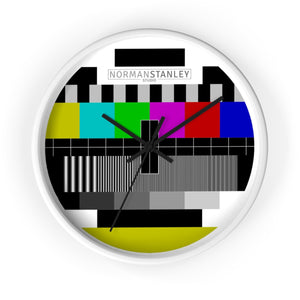 Norman Stanley old TV style Wall Clock