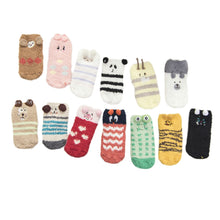 Load image into Gallery viewer, Children&#39;s Cartoon Kids Socks Non-slip Fluffy Warm